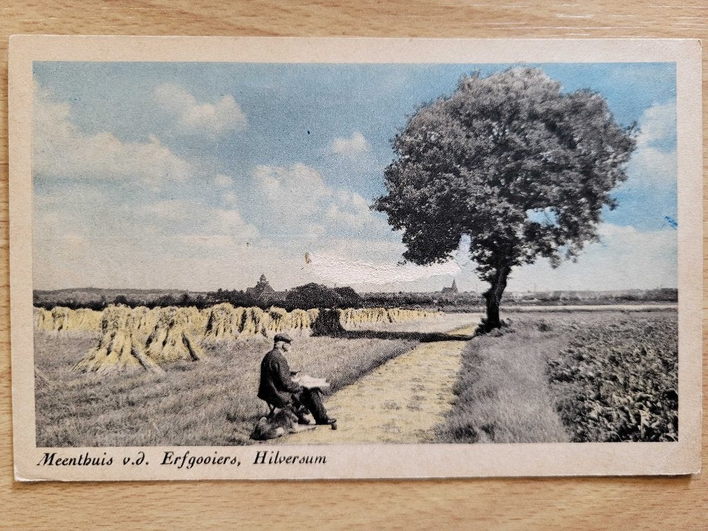 ansicht HILVERSUM Meentbuis erfgooiers, Ophalen of Verzenden, Voor 1920, Noord-Holland