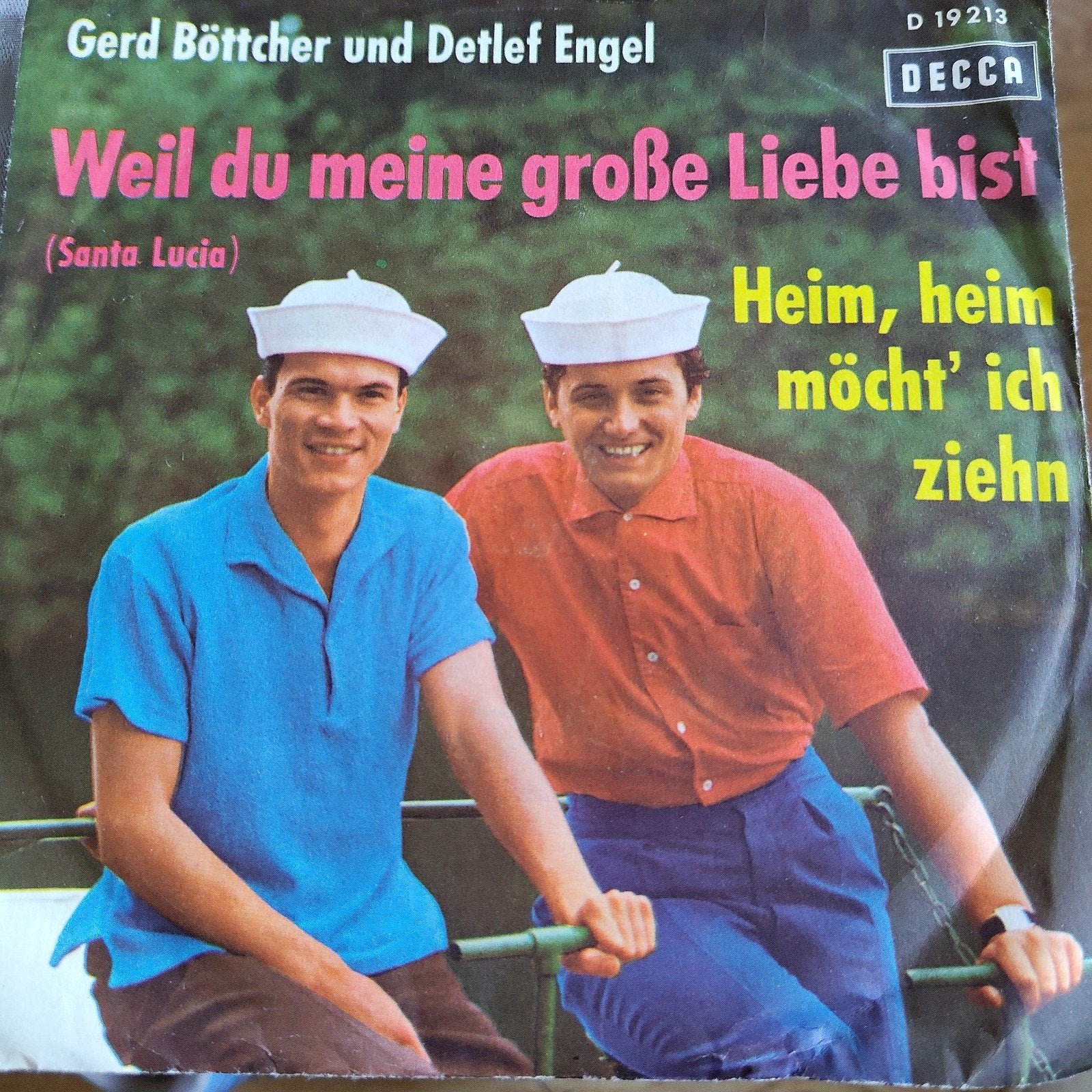 Gerd Böttcher & Detlef Engel  Weil du meine große Liebe bist, Ophalen of Verzenden, Gebruikt, 7 inch