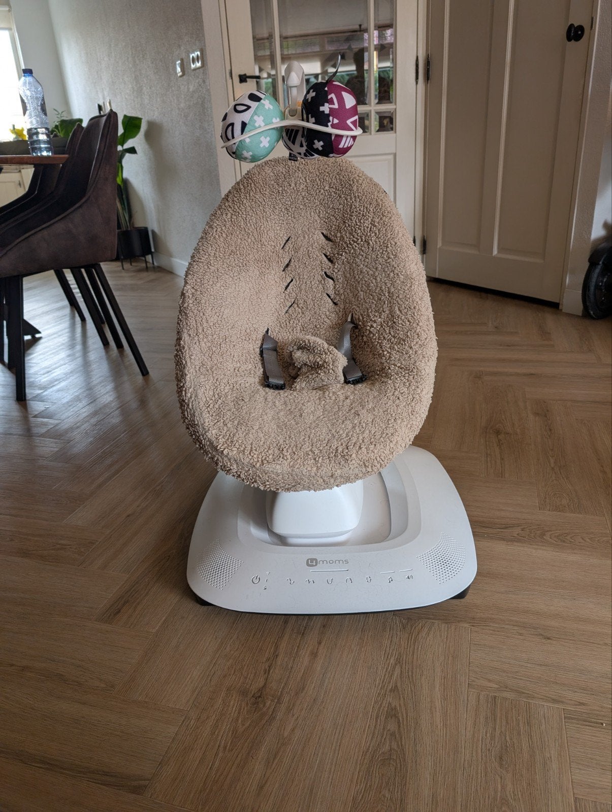 4moms MamaRoo 4.0 Wipstoel met extra hoes, Kinderen en Baby's, Wipstoeltjes, Ophalen of Verzenden, Gebruikt, Overige merken, Met gordel(s) of riempje(s)