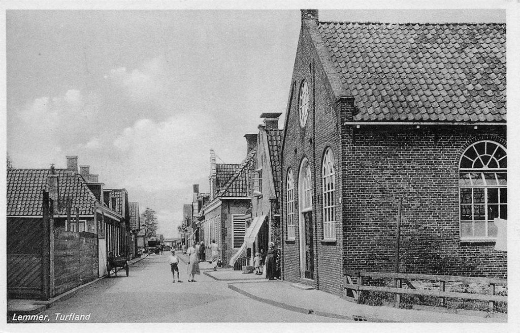 703-196-037 Lemmer Turfland, Verzenden, Voor 1920, Friesland