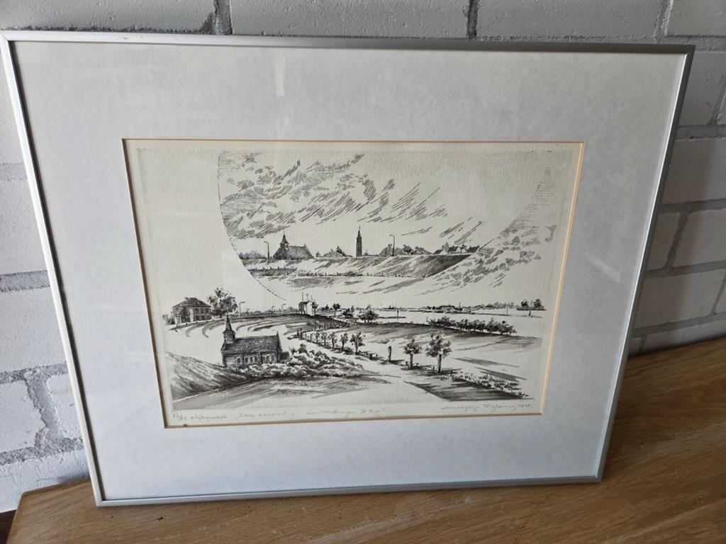 Ets 3 aanzichten Millingen aan de rijn 22 van de 25, Ophalen of Verzenden