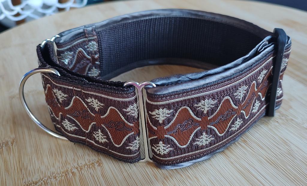 Handgemaakte martingale windhonden halsband 5cm breed, Dieren en Toebehoren, Ophalen of Verzenden, Handgemaakt, Nieuw