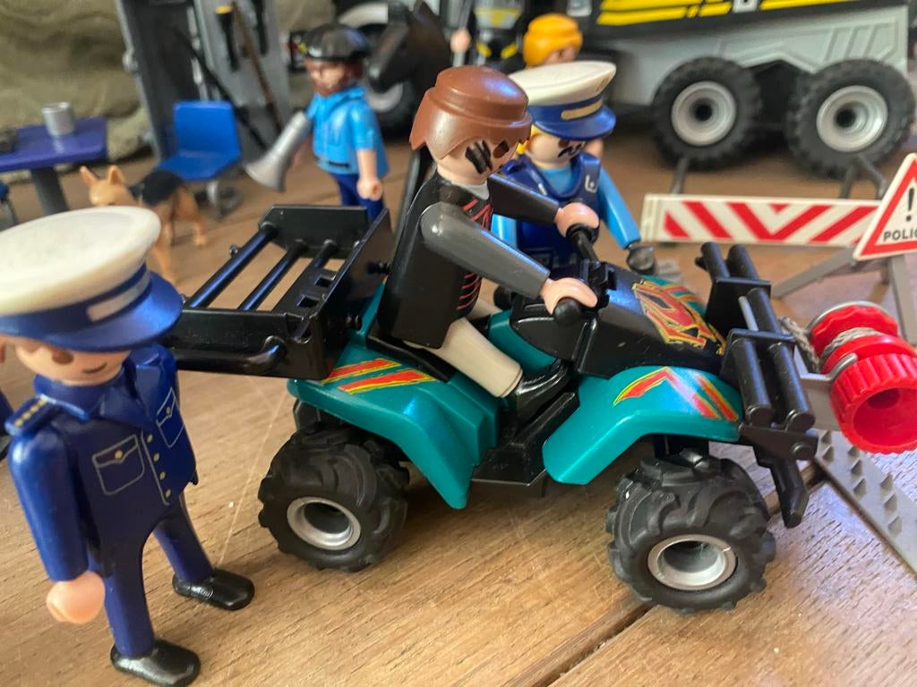 Playmobil Quad met boef, Ophalen of Verzenden, Zo goed als nieuw