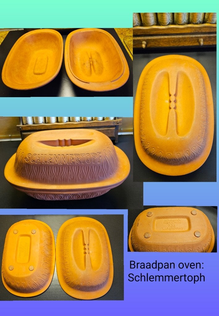 Römer/Schlemmertopf Braadpan Scheurich Keramik 833 W.Germany, Overige typen, Ophalen of Verzenden, Overige merken, Oranje