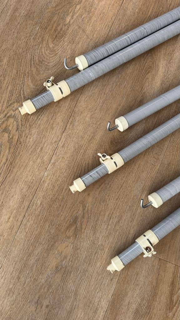 3x Isabella Carbon dikke dakliggers stokken voor voortent, Ophalen of Verzenden, Gebruikt