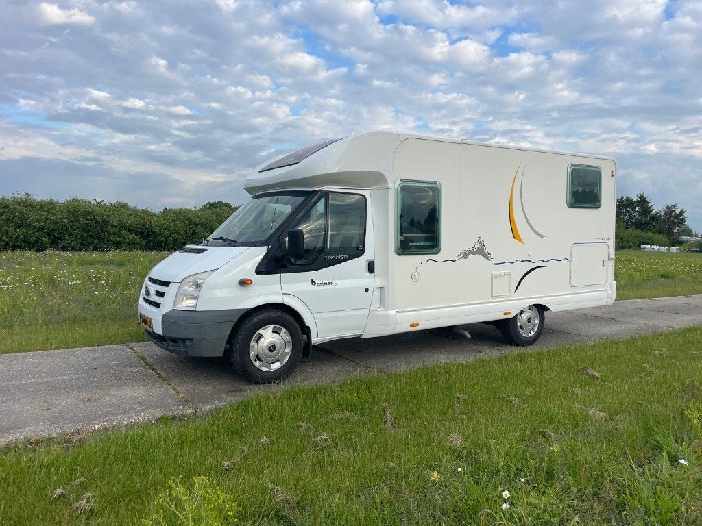 ZEER NETTE " BENIMAR TESSORO 440 " half intergraal CAMPER, Ford, Tot en met 2, Particulier, Luifel