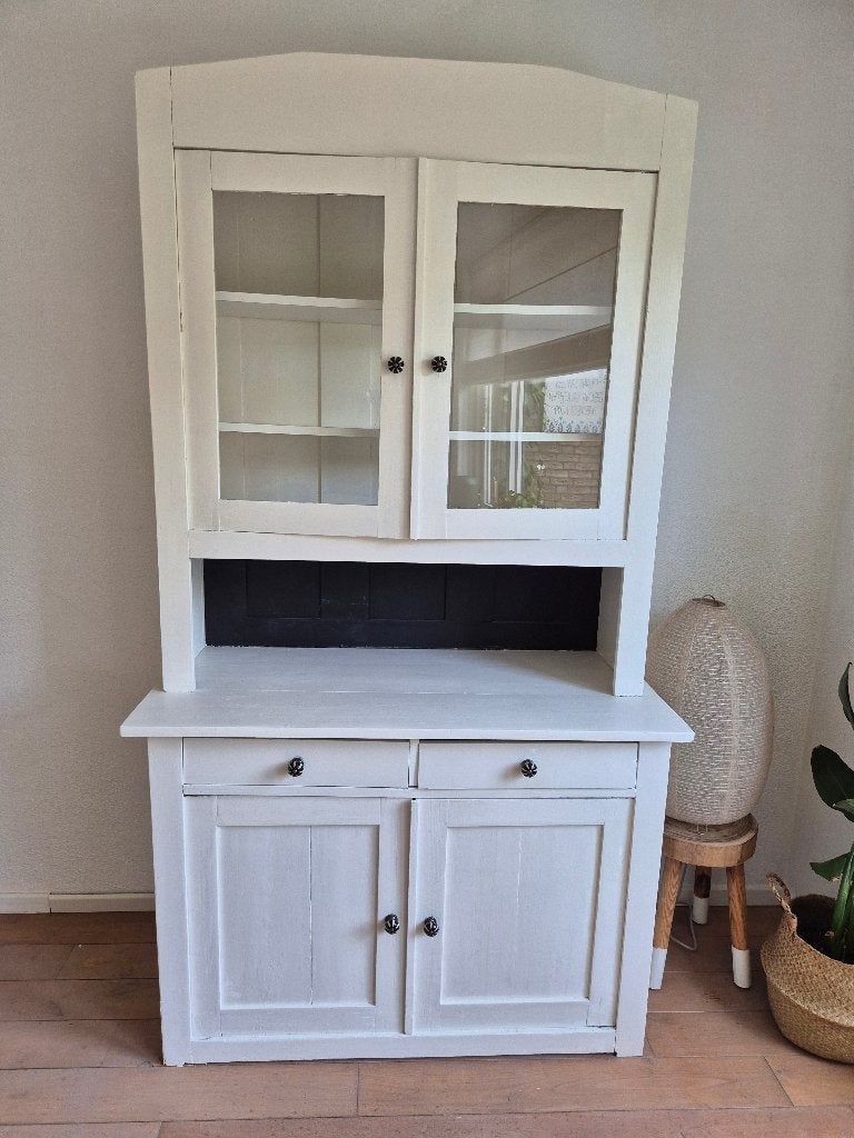 Brocante, vintage buffetkast, t.e.a.b., Ophalen, Gebruikt, 150 tot 200 cm, 25 tot 50 cm