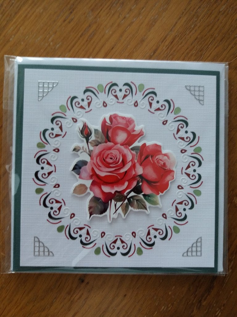 Blanko kaartje met rozen no. 2767, Ophalen of Verzenden, Nieuw, Natuur