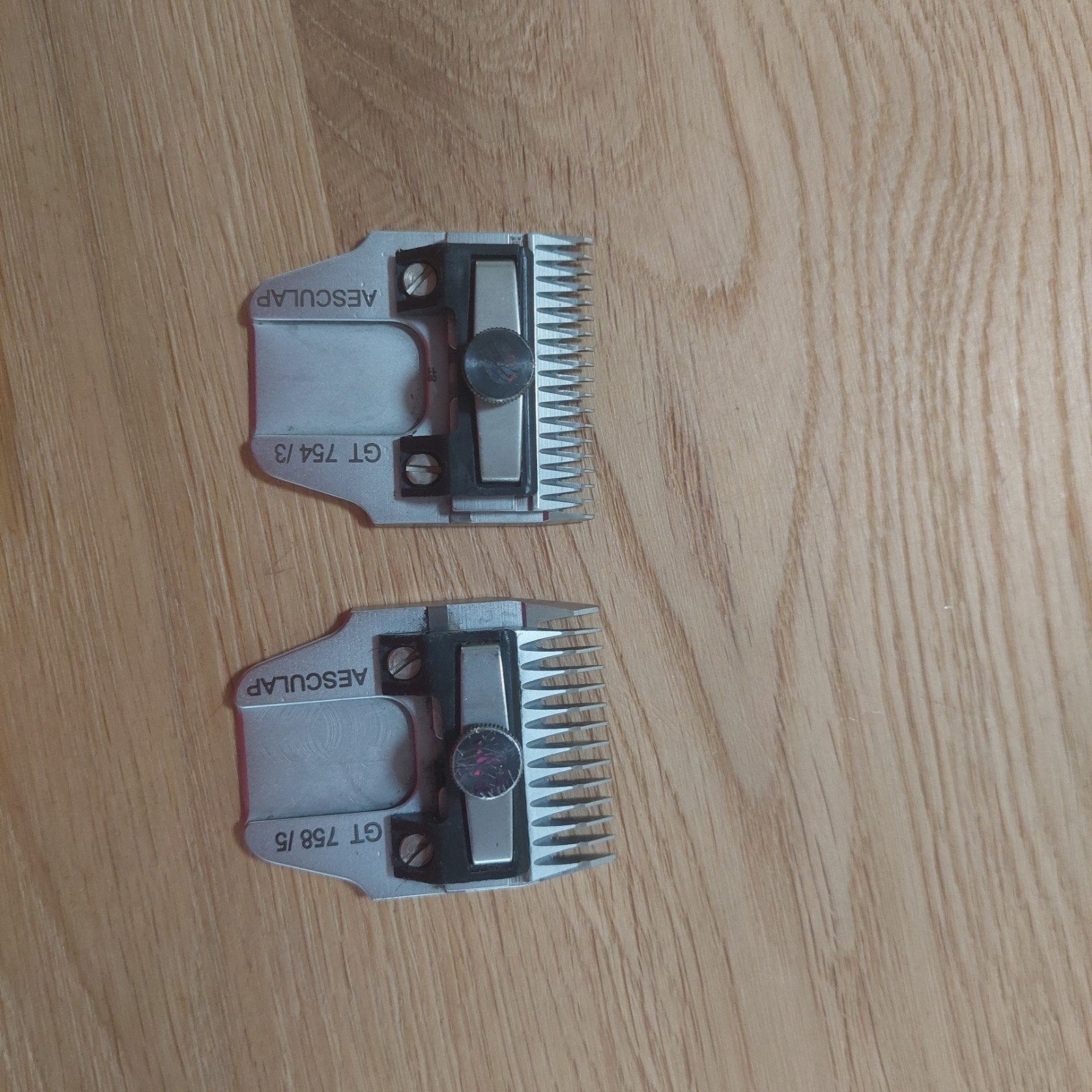 zgan aesculap Gt754/3mm enGt758/5mm, Aesculap, Ophalen of Verzenden, Zo goed als nieuw, Tondeuse