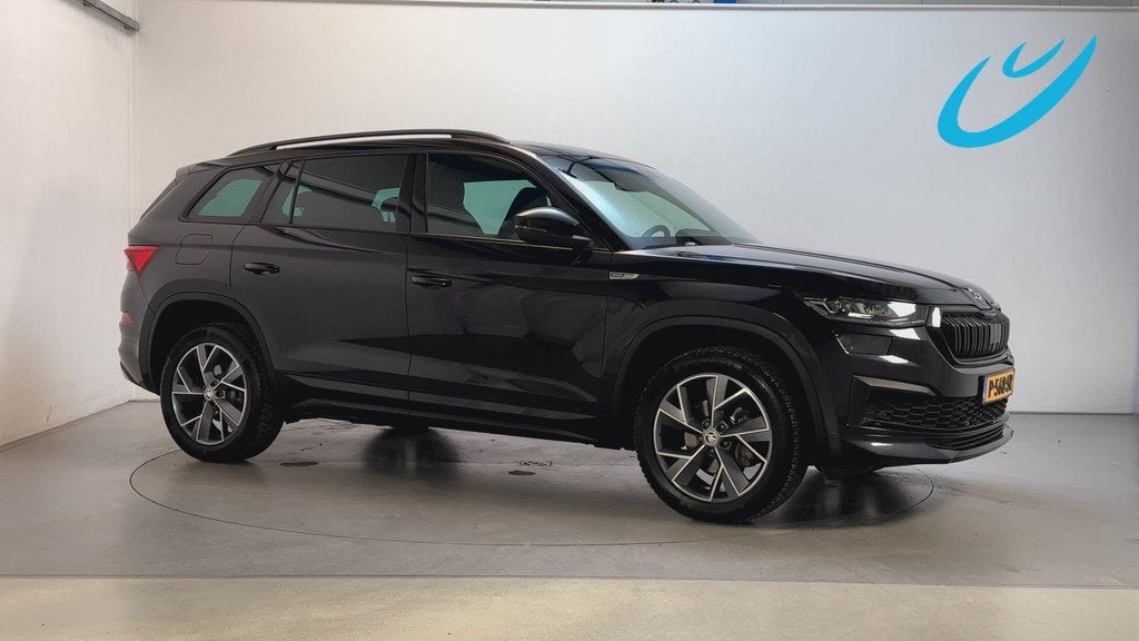 Skoda Kodiaq 1.5 TSI Sportline Business 7p. Camera Sfeerverl, Auto's, Skoda, 1566 kg, 4 cilinders, 7 stoelen, Origineel Nederlands