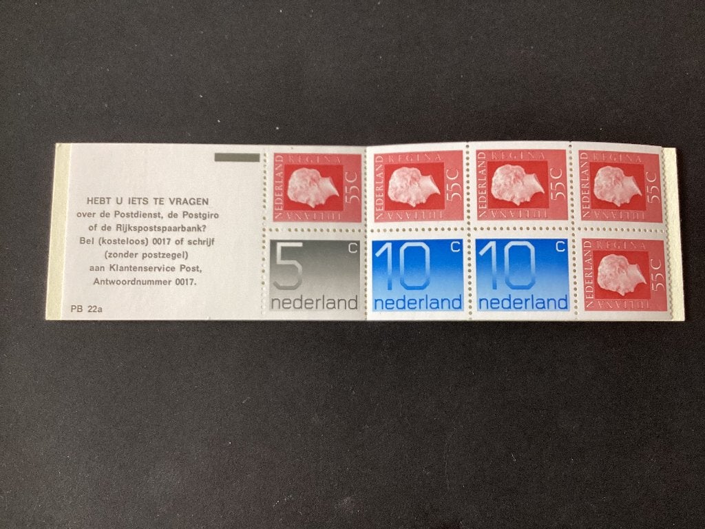 1978, postzegelboekje PB22a, Verzenden, Na 1940, Postfris