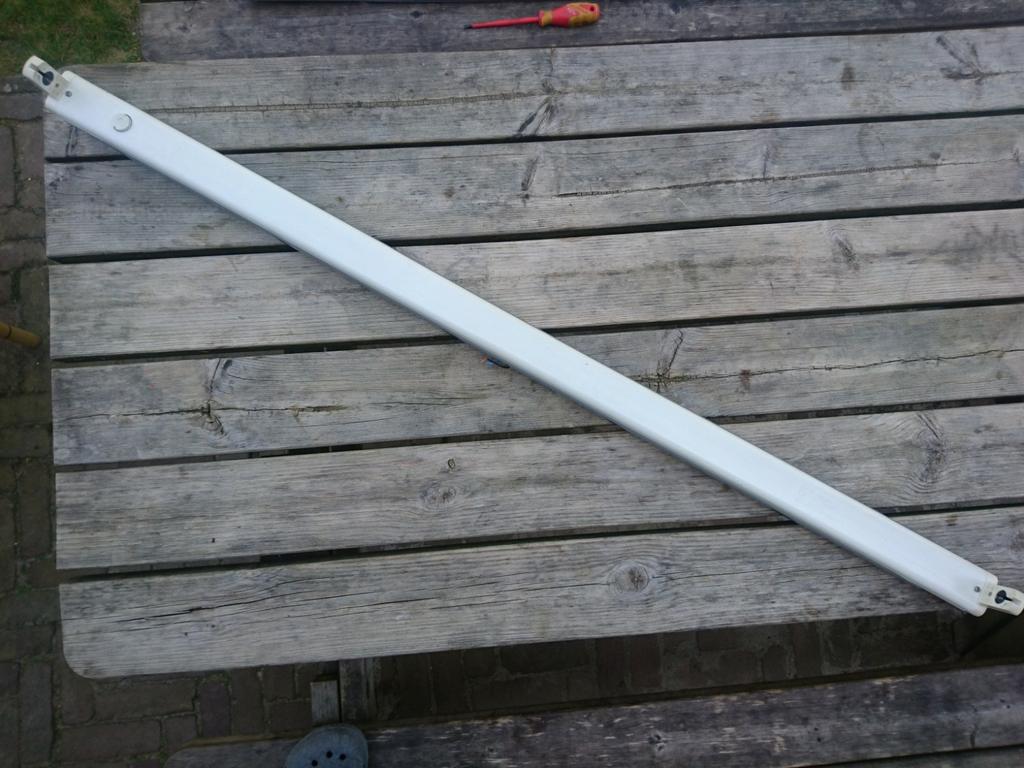 Origineel Philips TL armatuur - made in Holland 120cm, Ophalen, Gebruikt, Metaal, Vintage