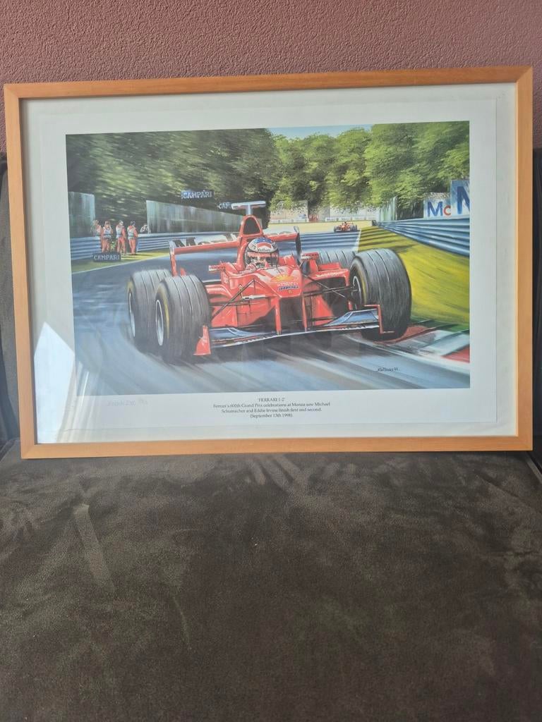 K.W. Davies Ferrari F1 print, gelimiteerde editie, Ophalen