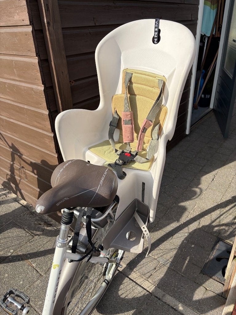 Fiets stoeltje, Ophalen, Gebruikt, Achterzitje, Polisport achterzitje