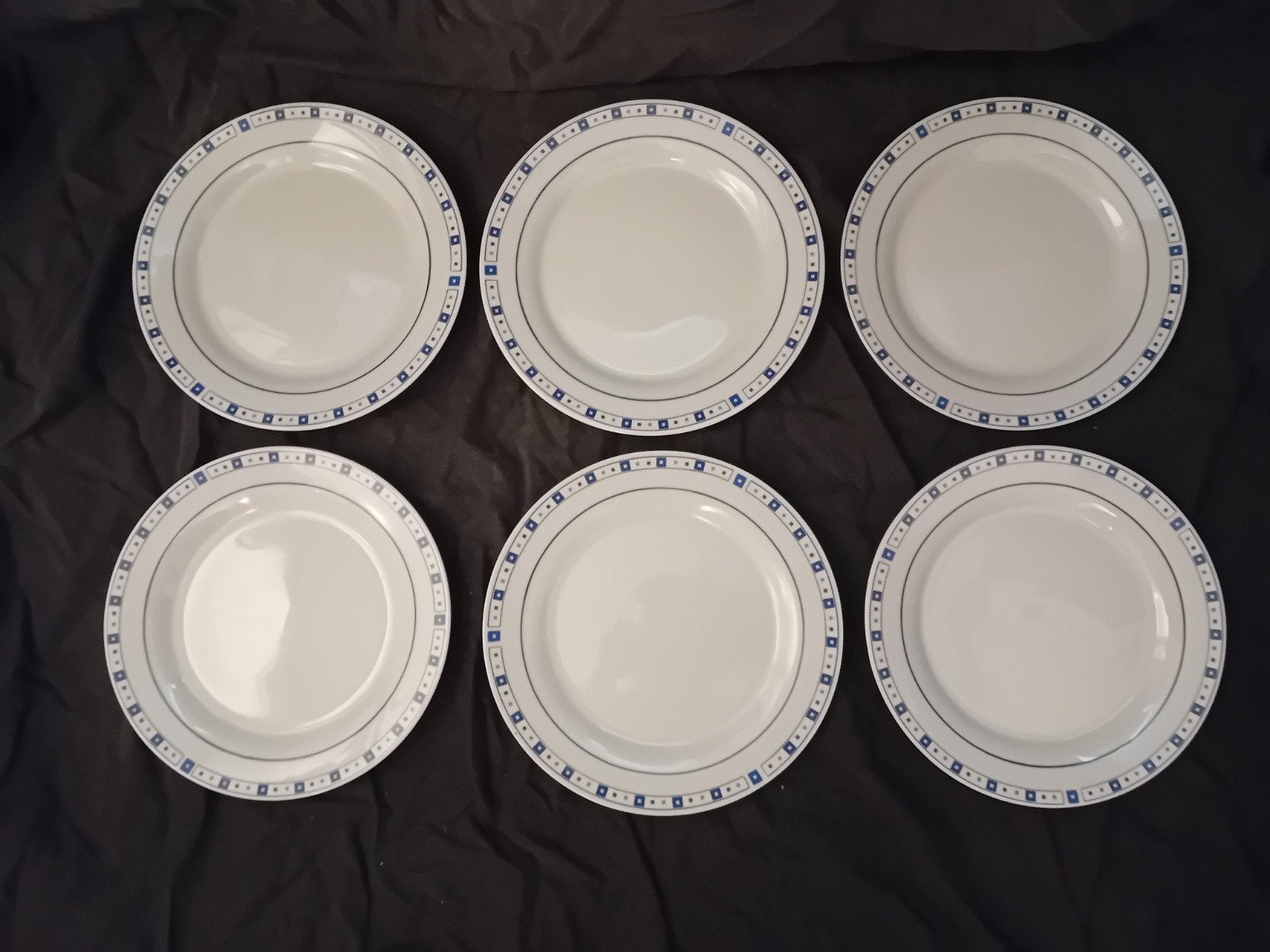 6 ontbijt borden, Huis en Inrichting, Keuken | Servies, Ophalen of Verzenden, Zo goed als nieuw, Bord(en)
