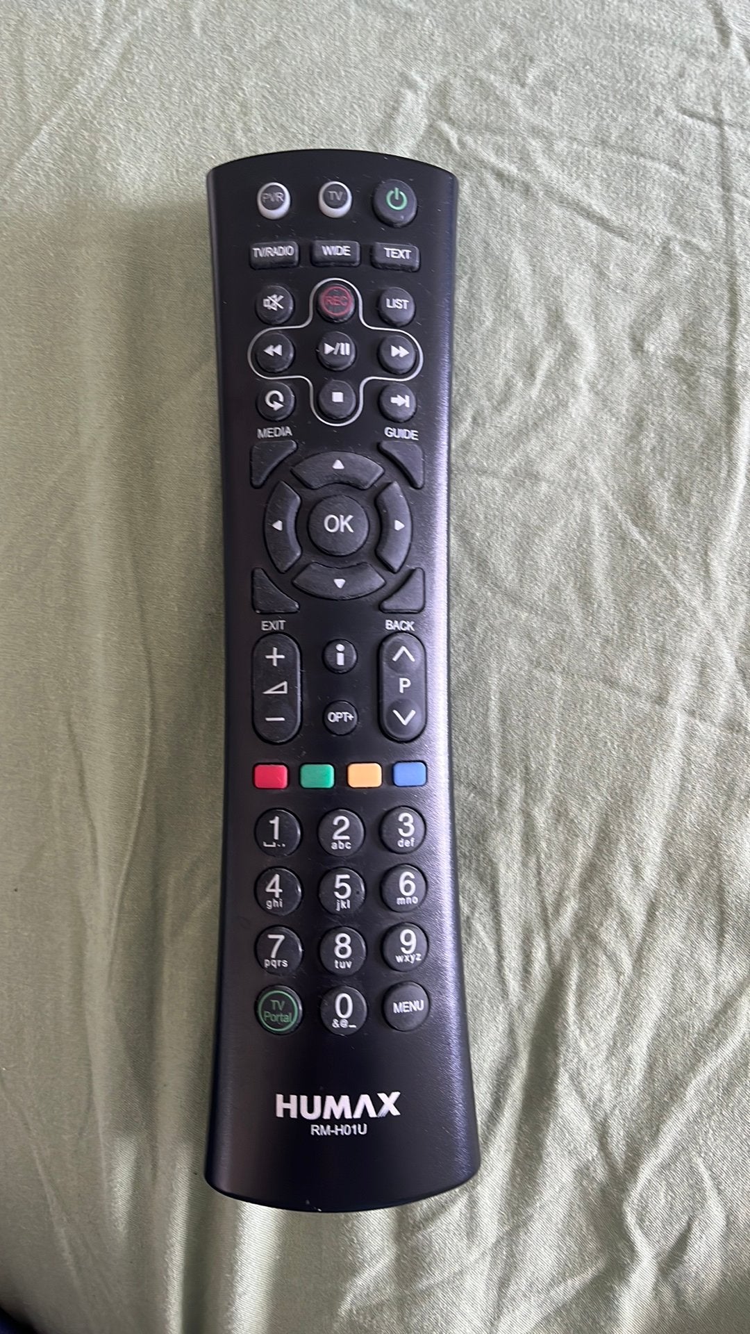 Humax afstandbediening, Audio, Tv en Foto, Afstandsbedieningen, Ophalen of Verzenden, Zo goed als nieuw