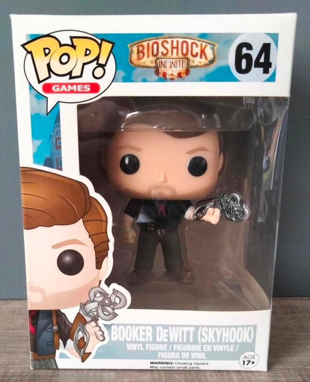 64 Booker DeWitt Skyhook Bioshock Infinite Funko Pop, Ophalen of Verzenden, Zo goed als nieuw