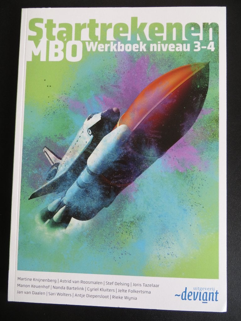 MBO Startrekenen Werkboek niveau 3-4, Ophalen of Verzenden, Alpha, Nieuw, MBO