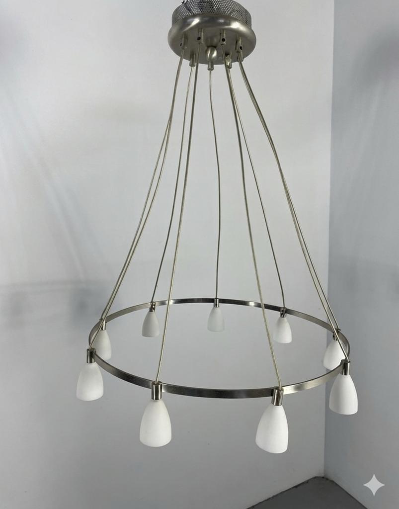 1x Design Hanglamp Melkglas, Ophalen, Gebruikt, X, Minder dan 50 cm