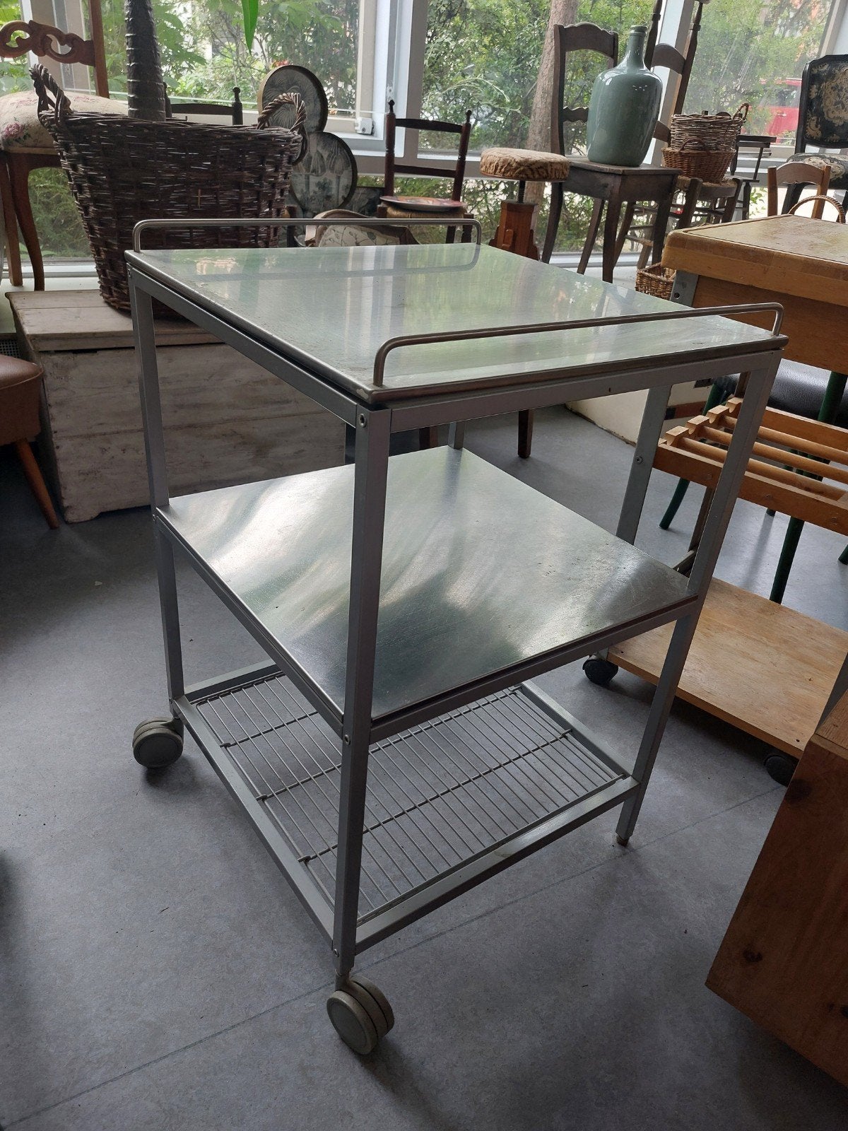 Trolley rvs keuken werkbank, Ophalen
