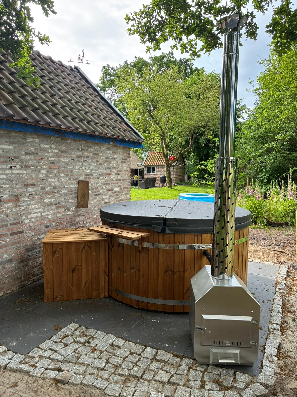 NIEUWE 316 rvs HOTTUB - zwembad kachel - houtkachel, Ophalen, 7921AE, Fast Fair b.v., Nieuw
