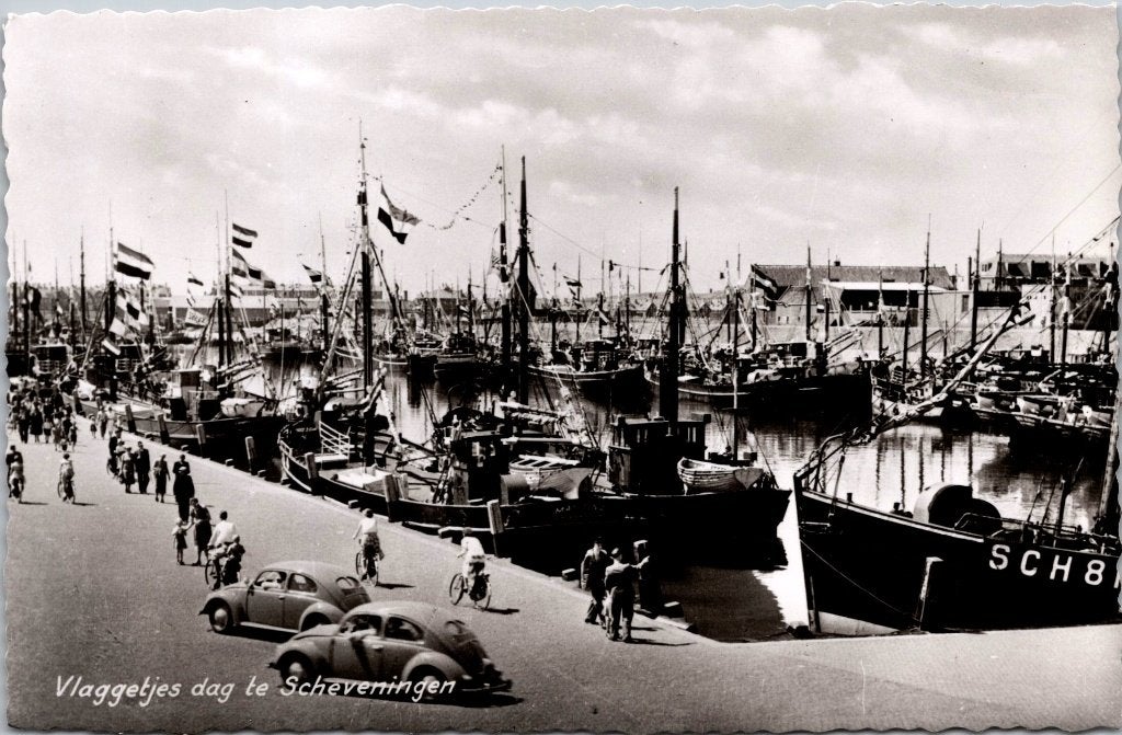 Scheveningen - 12 oude ansichtkaarten XIV, Verzenden, 1960 tot 1980, Gelopen, Zuid-Holland