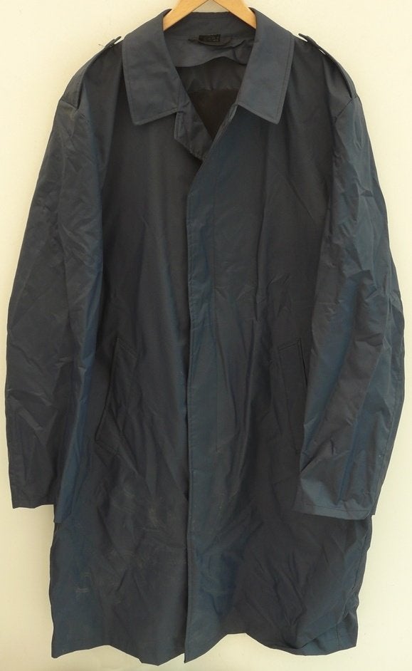 Regen Overjas / Jas Natweer, maat: 52, KLu, 1988.(Nr.1), Ophalen of Verzenden, Luchtmacht, Nederland, Kleding of Schoenen