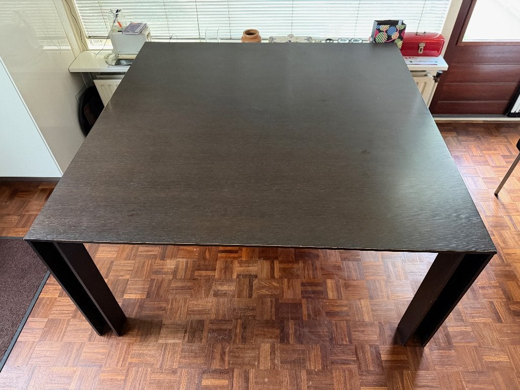 Tafel (Van Tellingen), Huis en Inrichting, Ophalen, Gebruikt, Vierkant, Vijf personen of meer