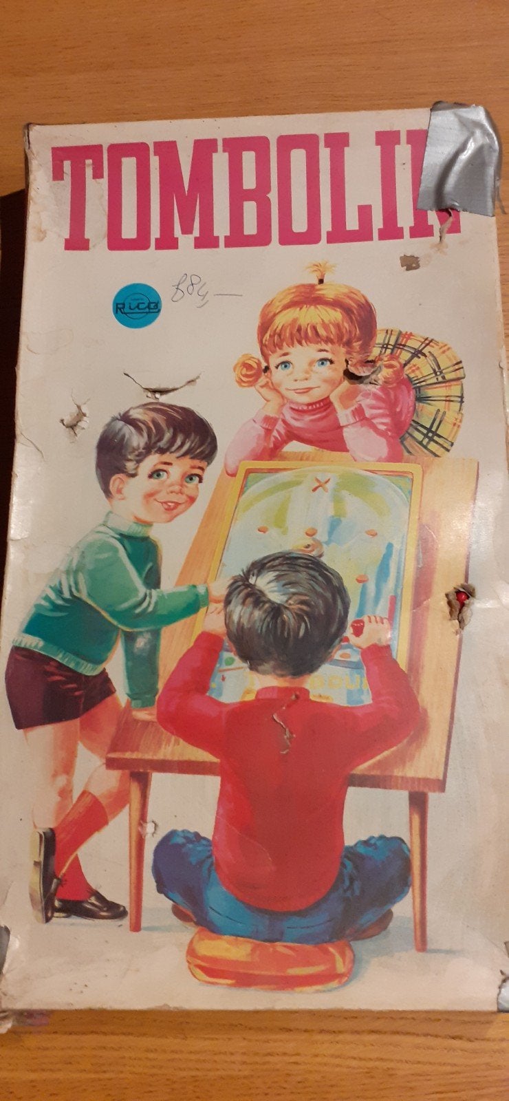 Vintage Rico Tombolin Flipperkast Spel - Jaren '70, Kinderen en Baby's, Ophalen, Gebruikt, Jongen of Meisje