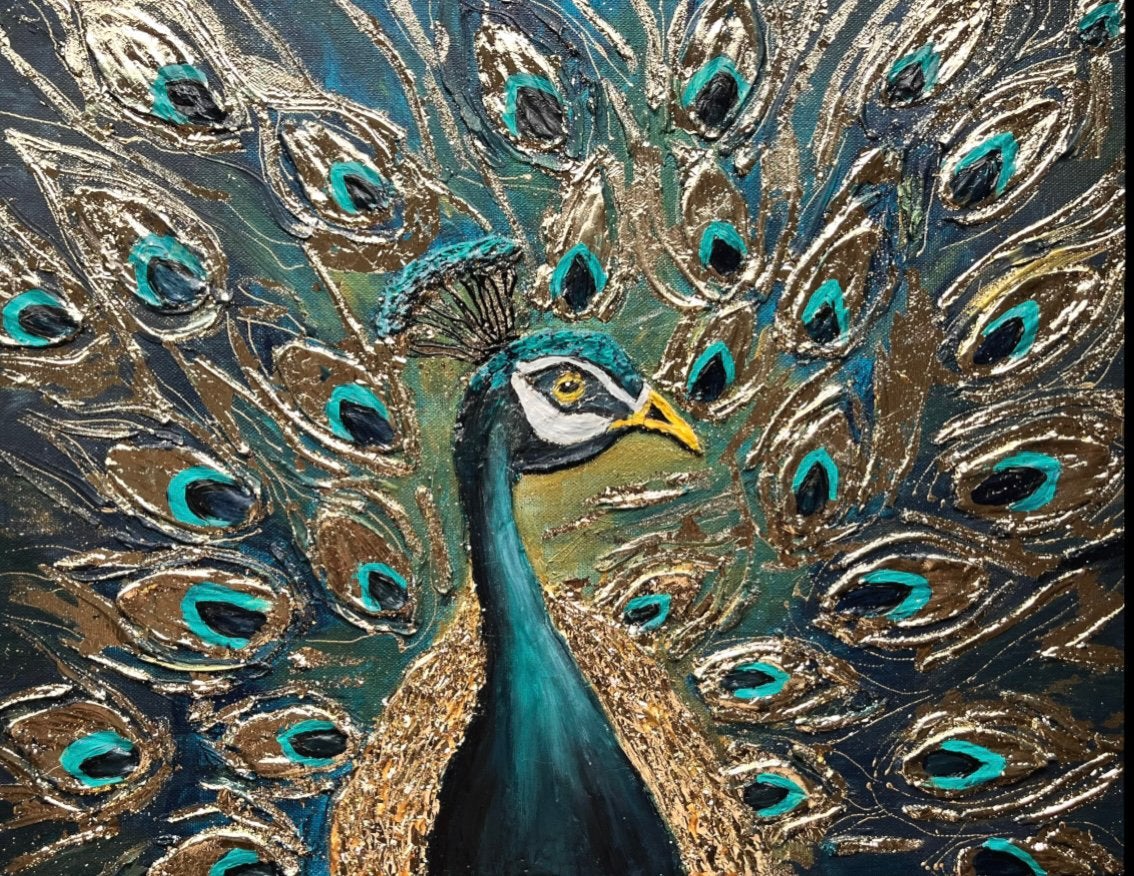 Gouden pauw, Ophalen of Verzenden