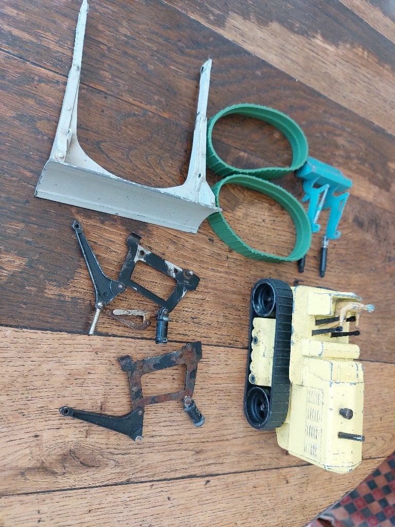 Dinky toys rupstracktor, Ophalen of Verzenden, Gebruikt, Tractor of Landbouw, Dinky Toys