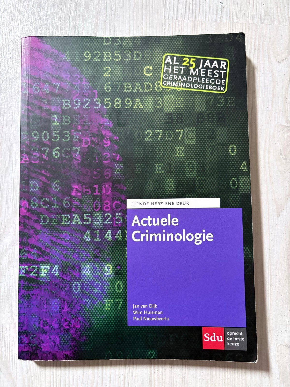 Actuele Criminologie - Tiende Herziene Druk, Ophalen of Verzenden, Gamma, Gelezen, HBO
