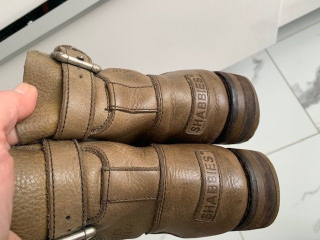 Shabbies Amsterdam leren taupe enkel Mt 39 zolen, Overige kleuren, Shabbies Amsterdam, Verzenden, Lage of Enkellaarzen