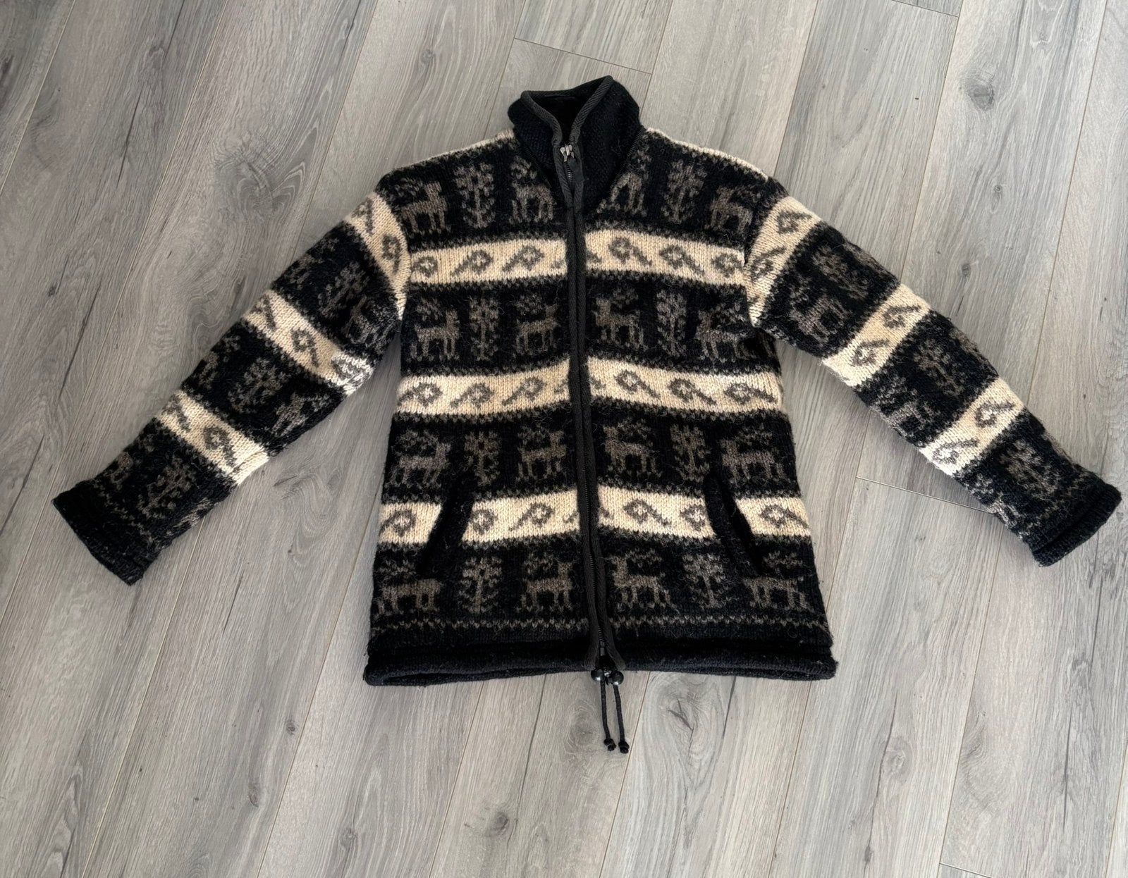 Wintervest Wol lekker warm Vest maat M, Ophalen, Zo goed als nieuw, Maat 52/54 (L), Grijs