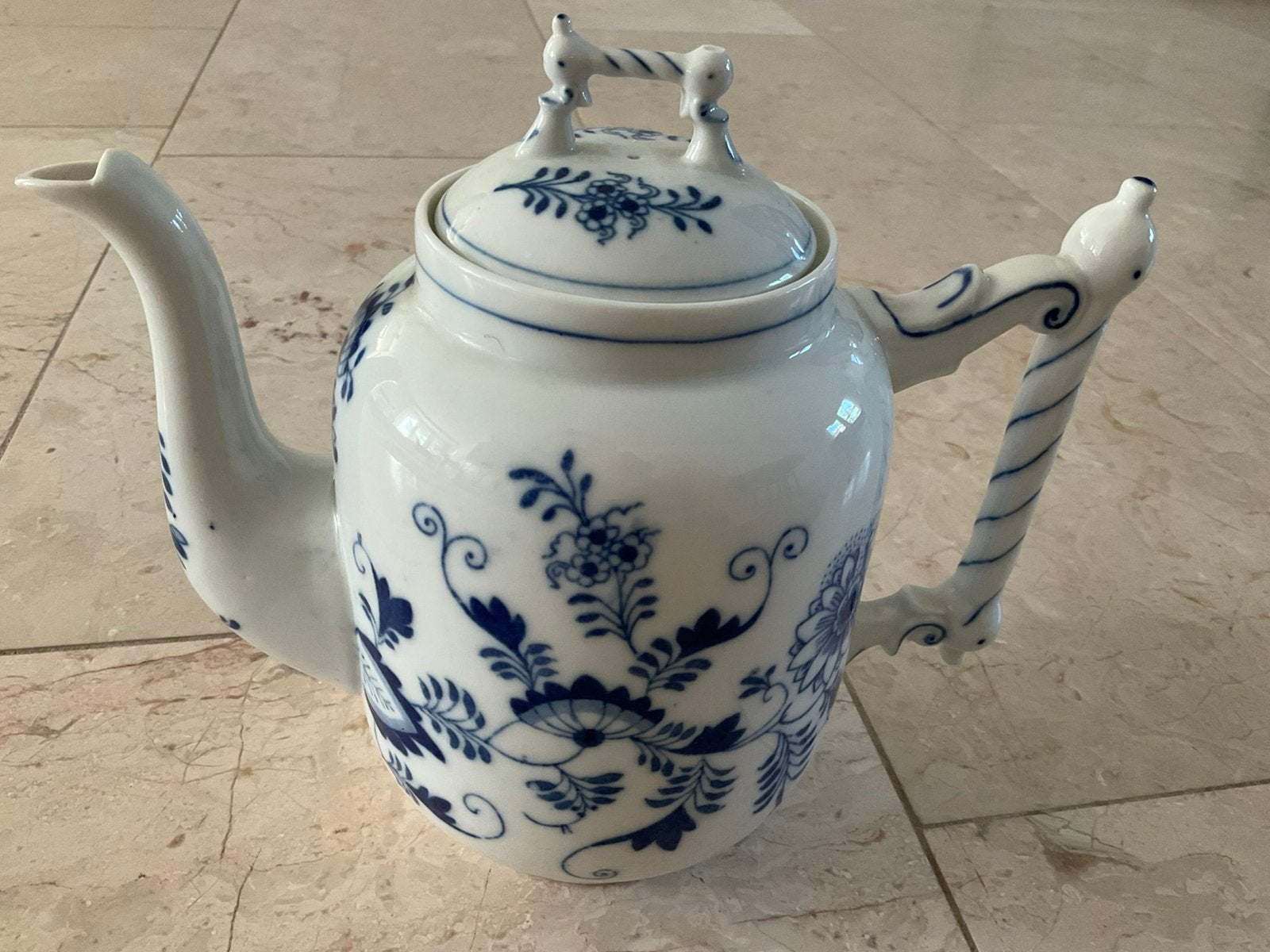 Zwiebelmuster koffiepot Louis Regout, Ophalen of Verzenden