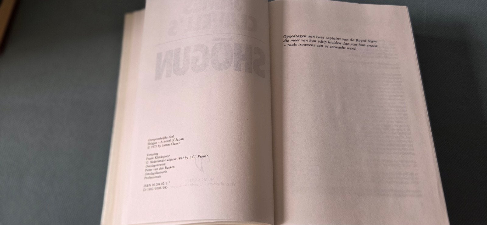 James Clavell's Shogun - Historische Roman, Ophalen of Verzenden, Gelezen, James Clavell, Europa overig