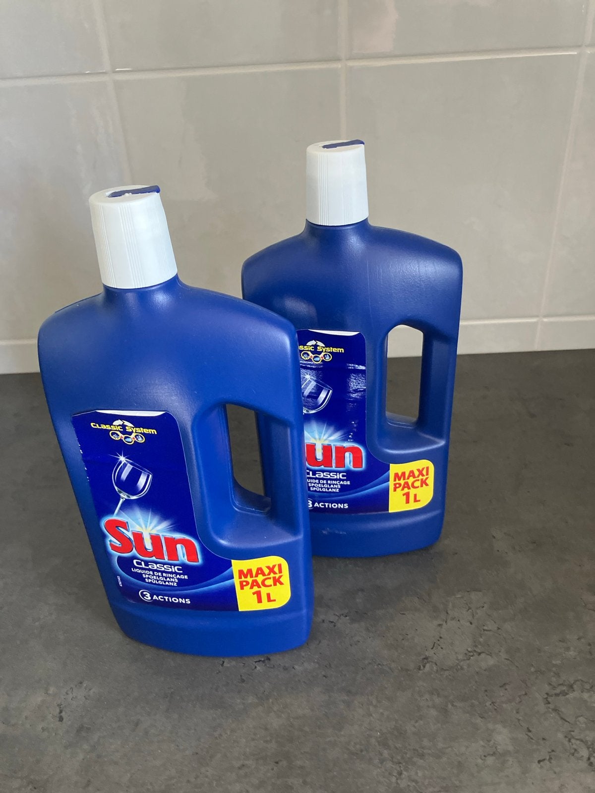 2x Sun Classic System glansspoelmiddel Maxi Pack 1L, Ophalen of Verzenden, Nieuw