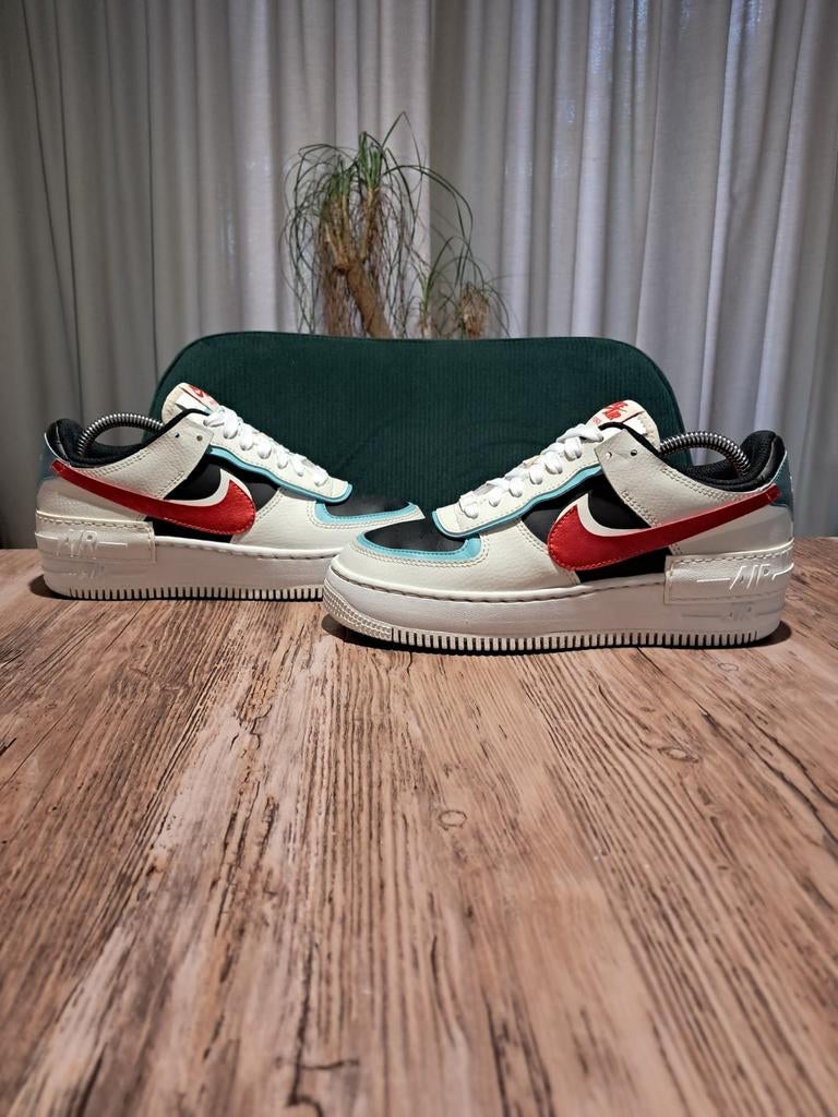 Nike Air Force 1 Shadow 'Bleached Aqua' Size 38, Kleding | Dames, Schoenen, Gedragen, Sneakers of Gympen, Wit, Ophalen of Verzenden