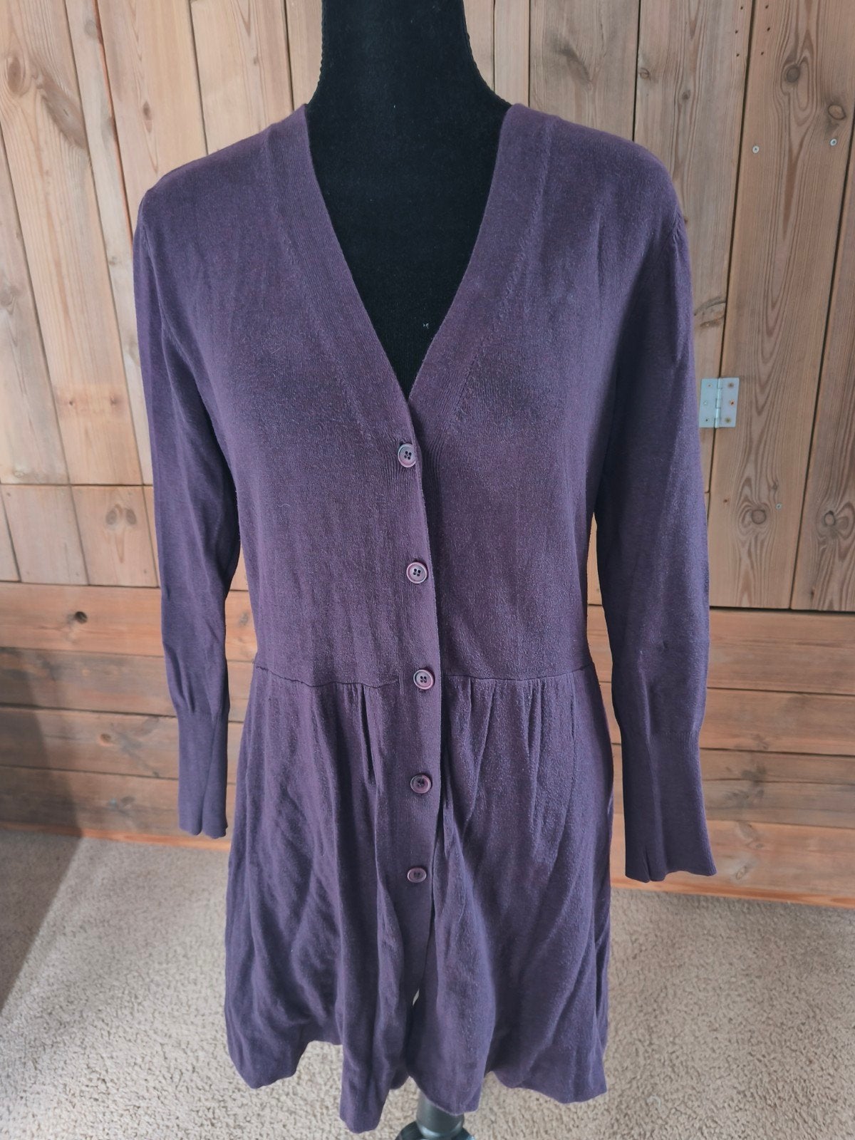 Lynde paarse katoenen vest - Maat XL, Kleding | Dames, Paars, Maat 46/48 (XL) of groter, Ophalen of Verzenden, Zo goed als nieuw