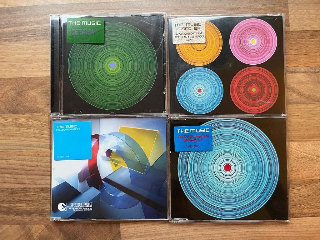 The Music CD Singles (8 stuks) vanaf 2,50, 6 singles of meer, Ophalen of Verzenden, Zo goed als nieuw, Pop