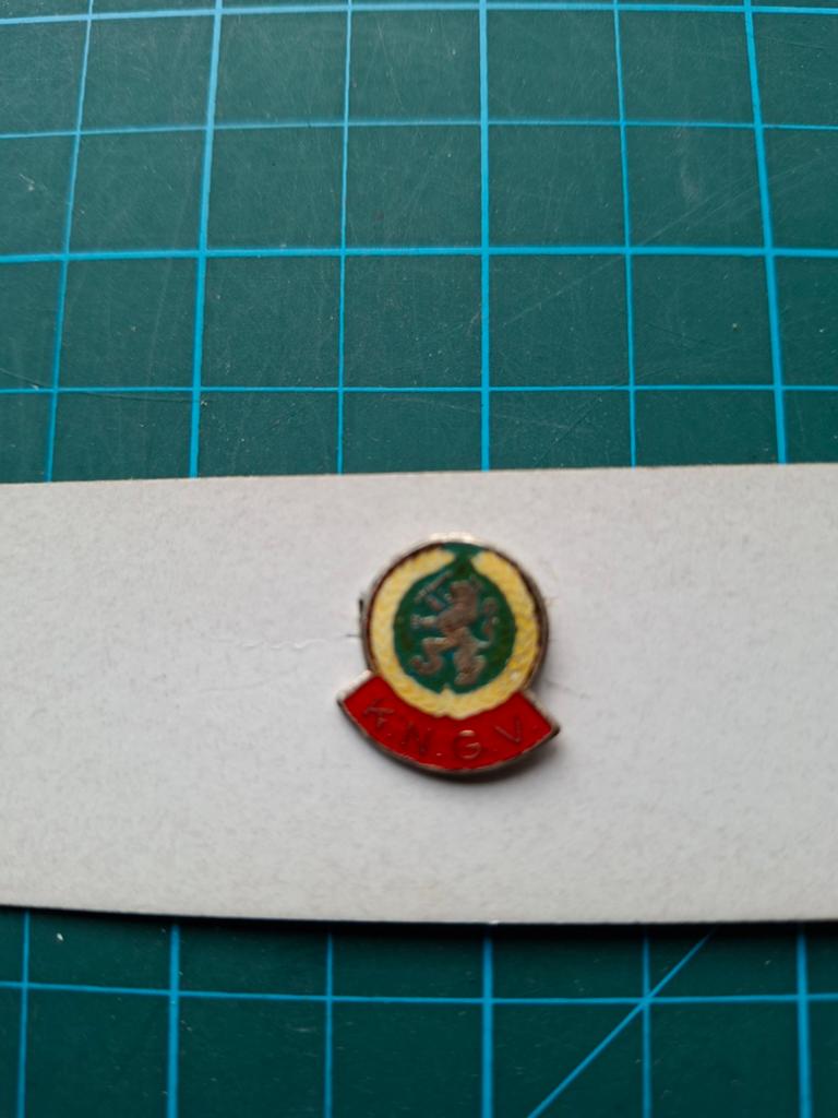 speldje broche K.N.G.V., Ophalen of Verzenden, Gebruikt, Overige onderwerpen, Speldje of Pin
