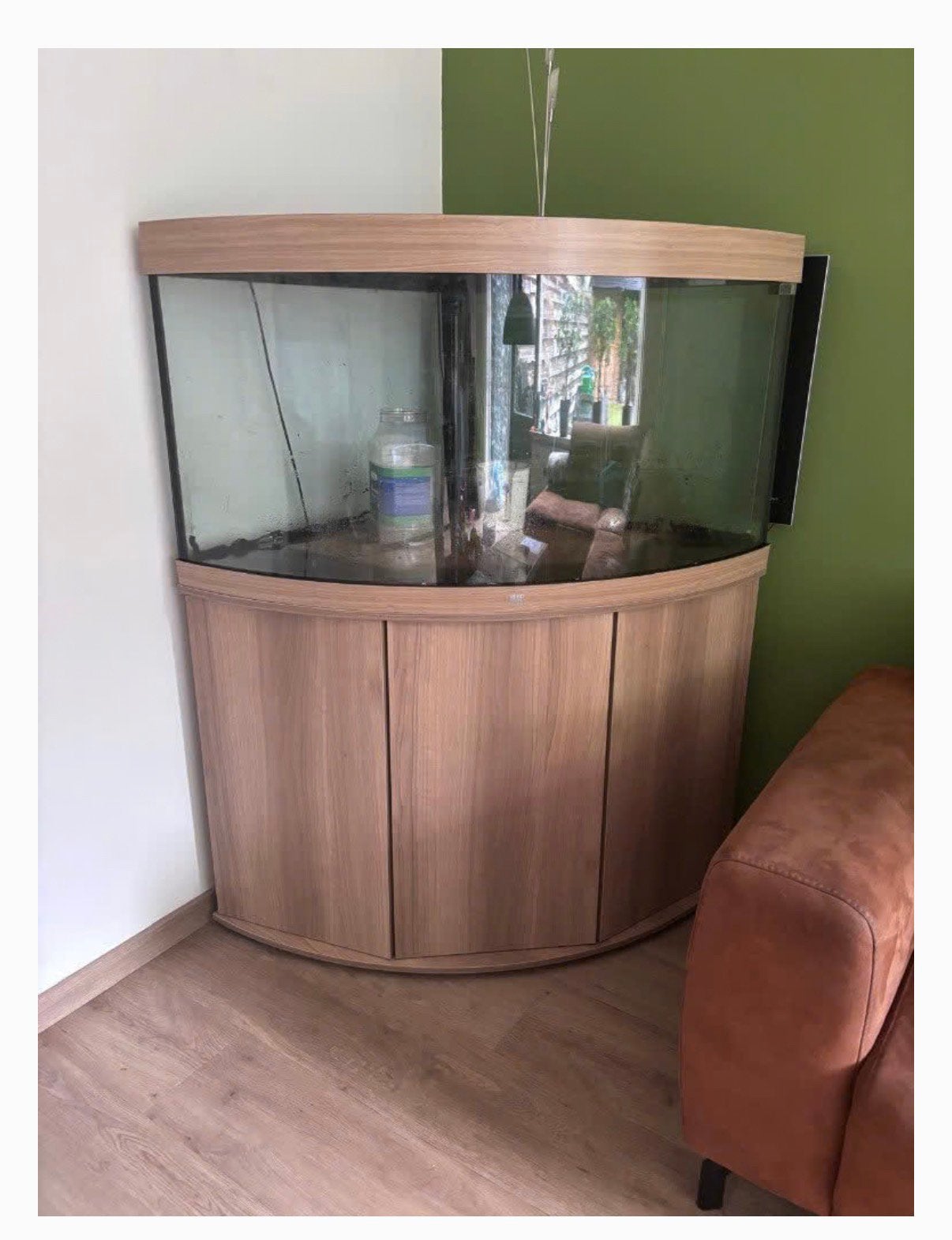 Aquarium Juwel Trigon 350 led + onderkast, Dieren en Toebehoren, Ophalen, Gebruikt, Leeg aquarium, Juwel