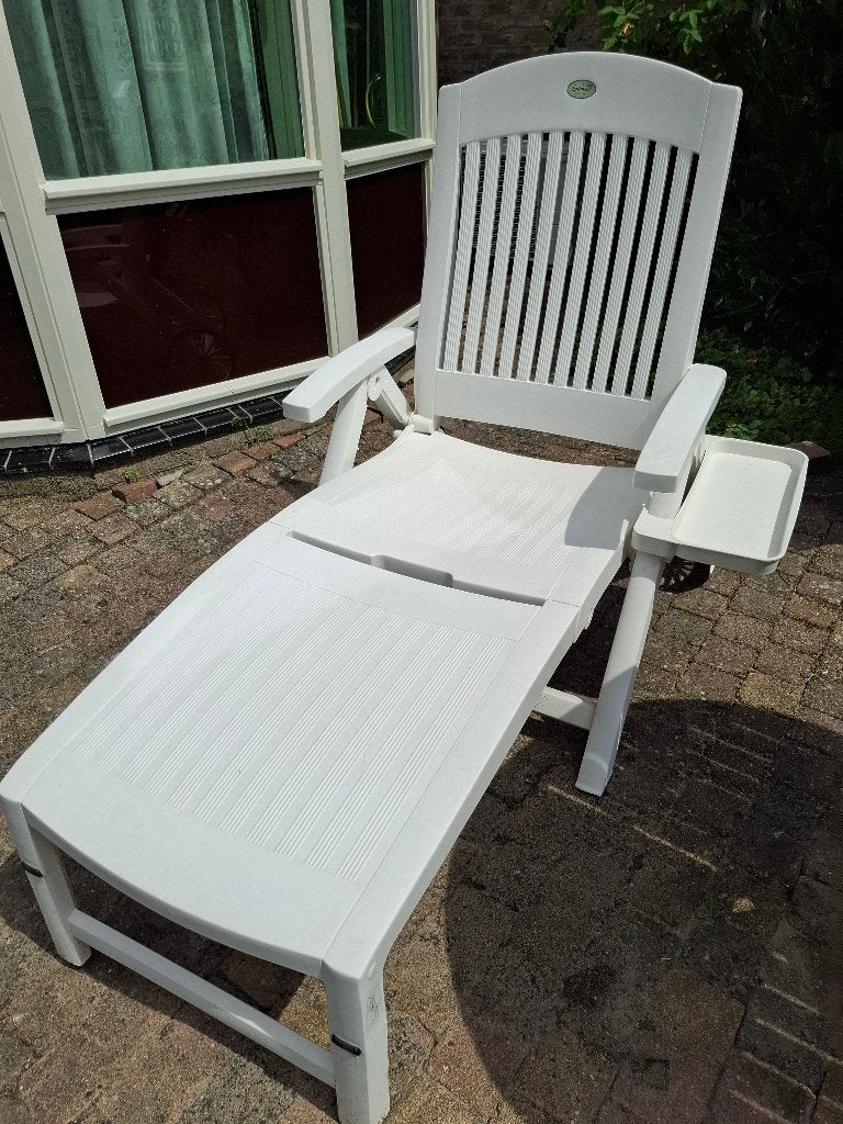 Hartman ligbed, Tuin en Terras, Ligbedden, Ophalen, Gebruikt, Kunststof, Verrijdbaar