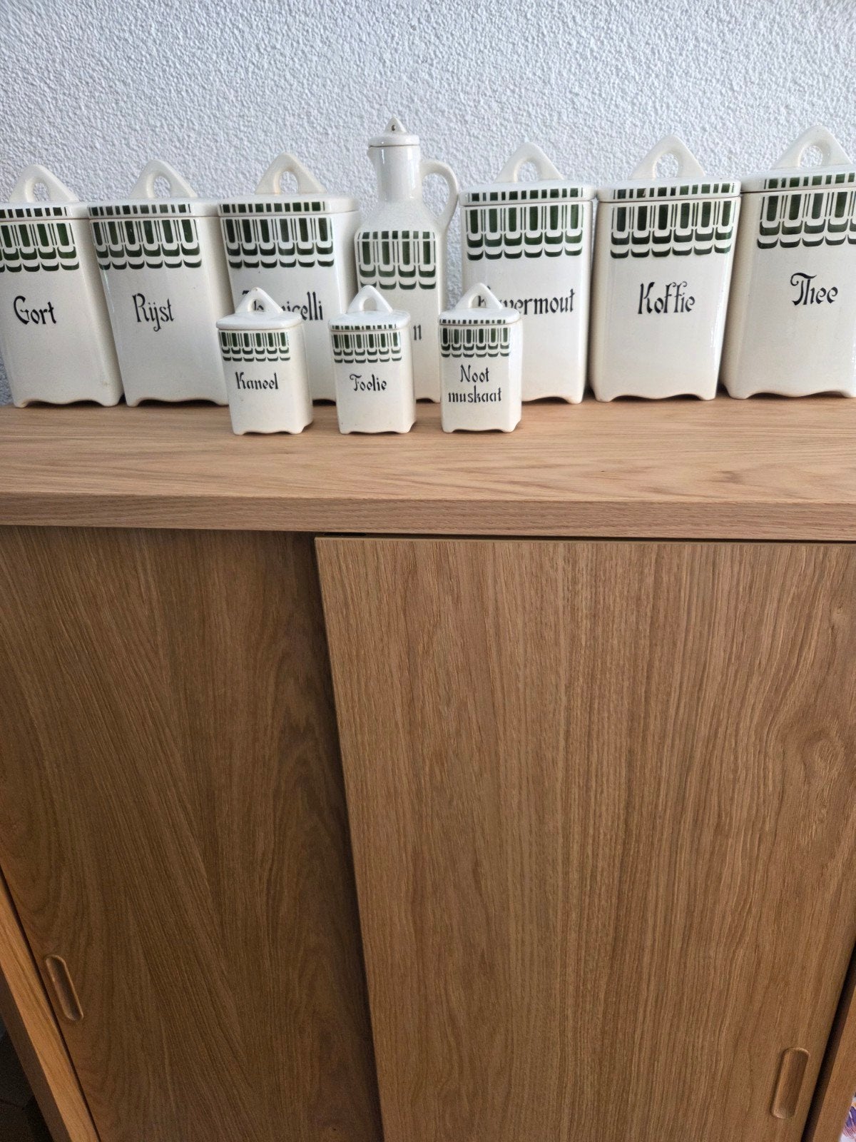 Antieke voorraadpotten set - 10 stuks, Ophalen