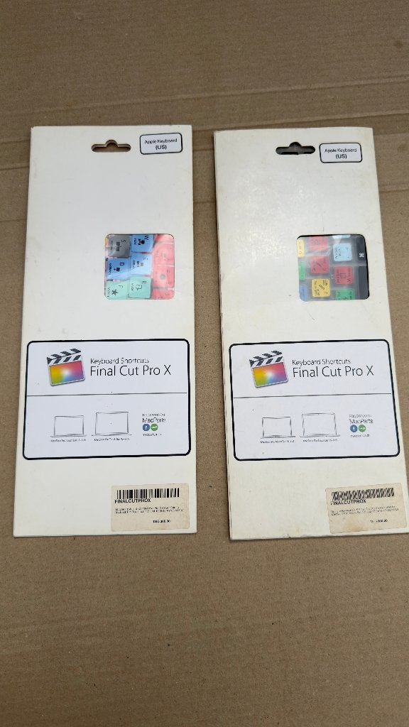 Final Cut Pro X keyboard shortcut cover voor MacBook Pro, Computers en Software, Ophalen of Verzenden, Zo goed als nieuw