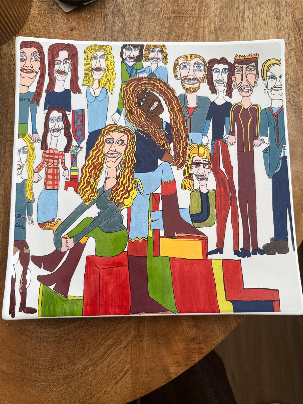 Uniek Keramiek Kunstwerk: De Moderne Nachtwacht, Ophalen of Verzenden