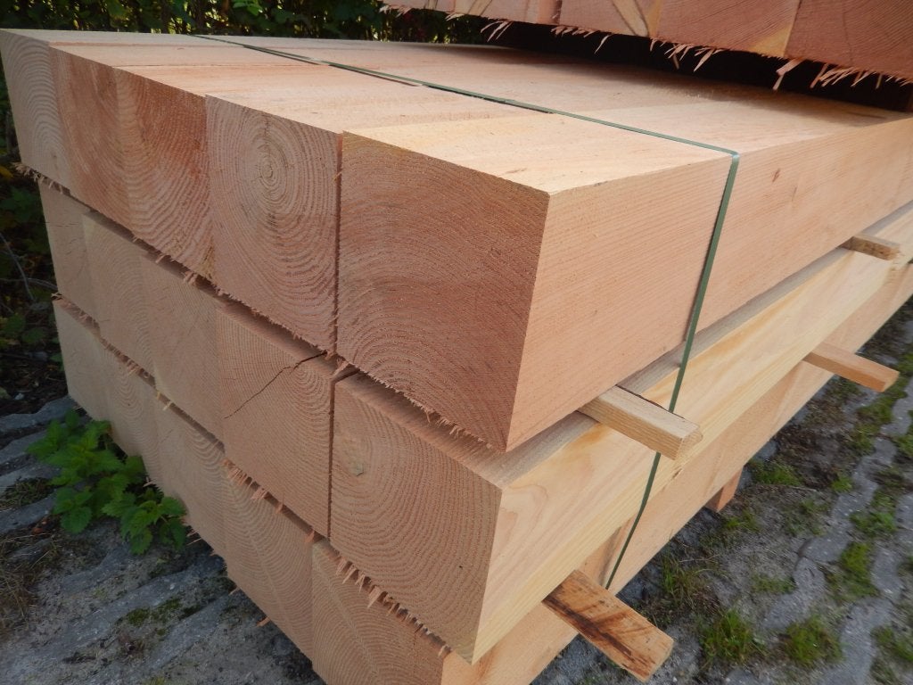 Douglas palen fijnbezaagd, 100x100 / 120x120 / enz. (*), Ophalen of Verzenden, Nieuw