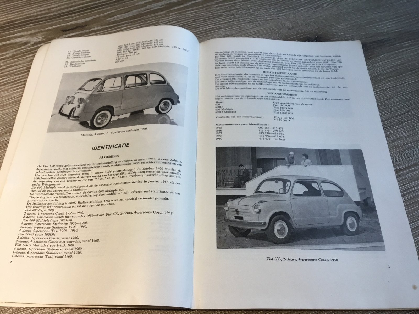 Vraagbaak Fiat 600, 600D en Multipla - P. Olyslager, Ophalen of Verzenden, Gelezen