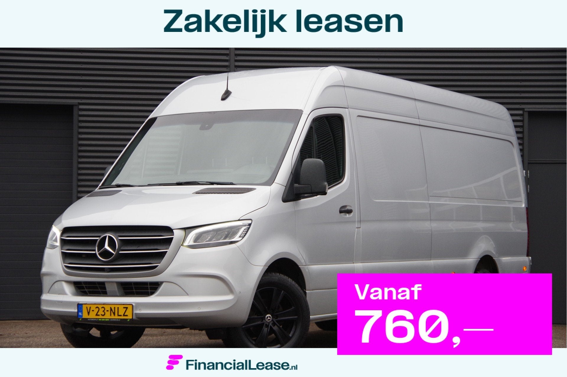 Mercedes-Benz Sprinter 319 3.0 CDI V6 L3H2 AUT. LED, LEDER,, Automaat, Gebruikt, Euro 6, 190 pk