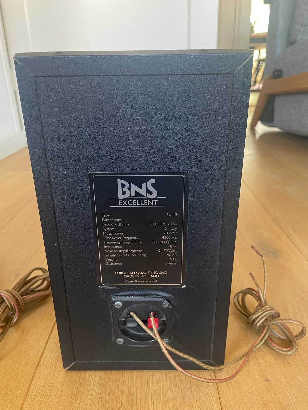 BNS Excellent EX-12 Boekenplank Luidsprekers - Gebruikt, Audio, Tv en Foto, Luidsprekers, Gebruikt, Inclusief kabels, Minder dan 60 watt